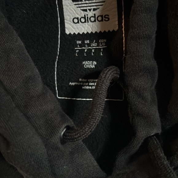 Black adidas hoodie - Picture 2 of 2
